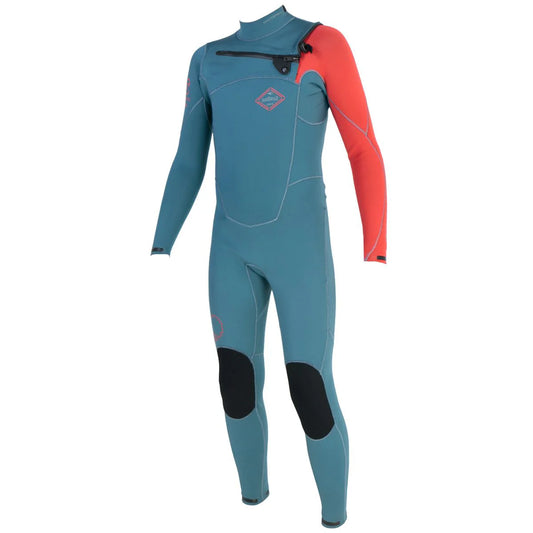 חליפת גלישה לילדים ונוער רוכסן קידמי - Sooruz fighter 4/3