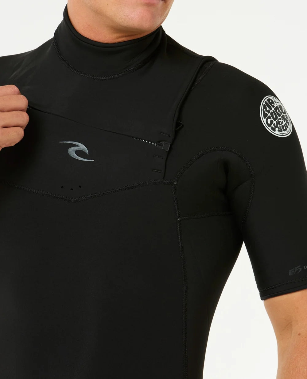 חליפת גלישה קצרה לגברים - MENS DAWN PATROL 2/2 CHEST ZIP SPRINGSUIT