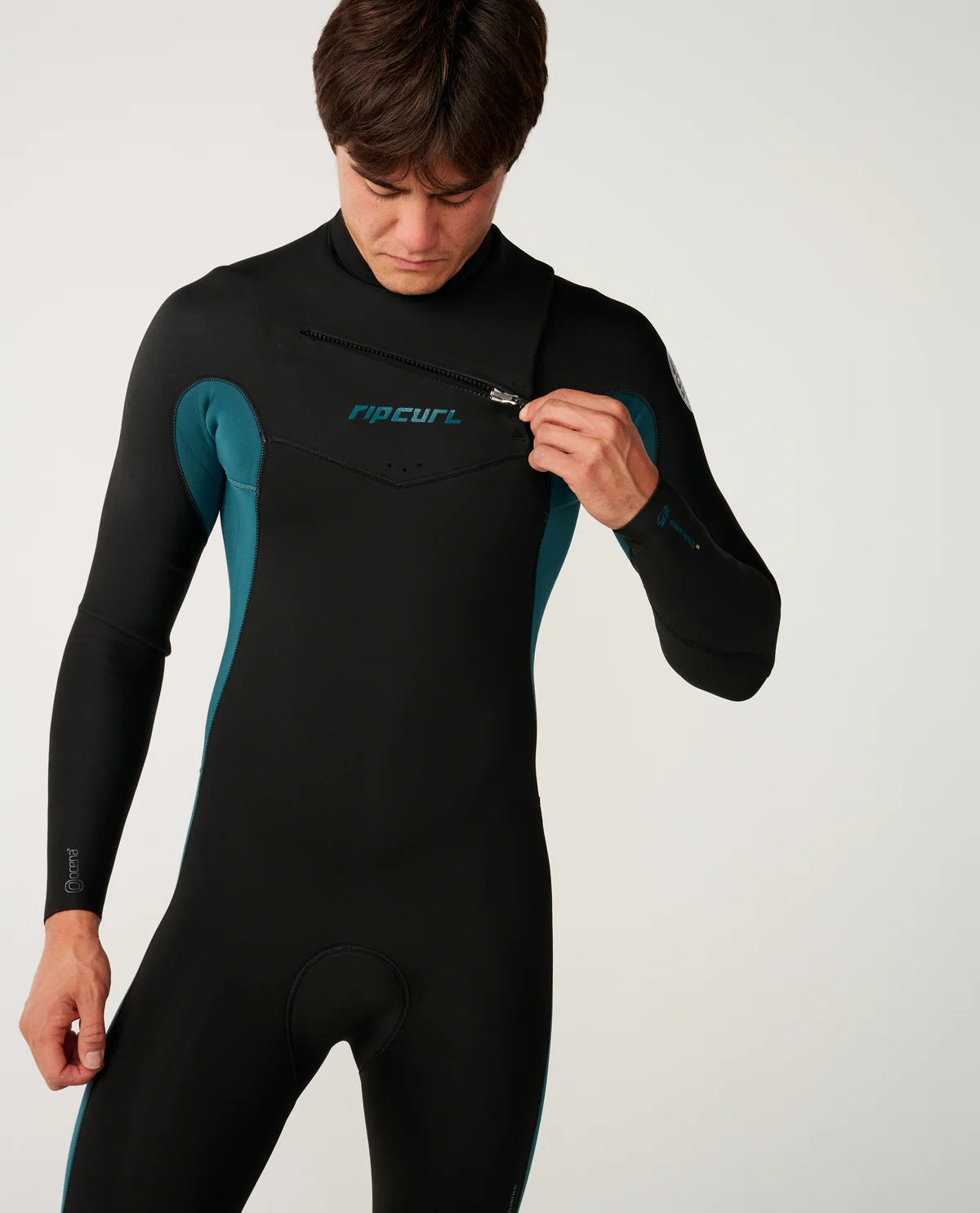 חליפת גלישה ארוכה לגברים 3/2 - DAWN PATROL 3/2 CHEST ZIP WETSUIT